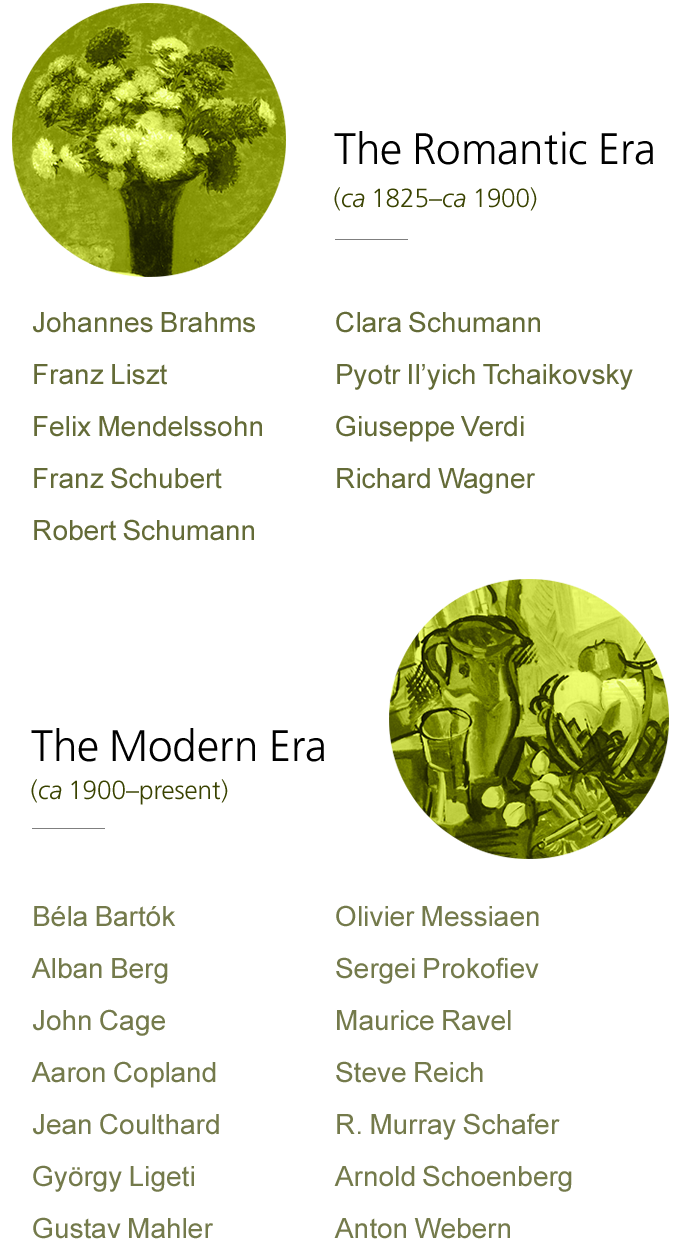 The Romantic Era, The Modern Era