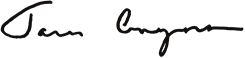 Signature of James Anagnoson